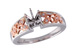 A221-86008: C041-85126 W/ ROSE GOLD INSERT .04 TW