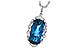 A226-37826: NECK 6.70 LONDON BLUE TOPAZ 6.81 TGW