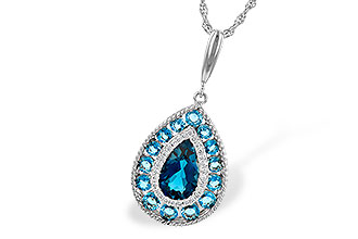 A226-40617: NECK 2.55 TW BLUE TOPAZ 2.65 TGW