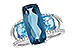 A226-42408: LDS RG 6.40 TW BLUE TOPAZ 6.67 TGW