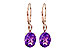 A226-45099: EARR 2.85 TW AMETHYST 2.90 TGW (9x7MM AMY)