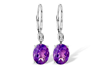 A226-45099: EARR 2.85 TW AMETHYST 2.90 TGW (9x7MM AMY)