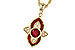 A309-12444: NECK .63 TW RUBY .70 TGW