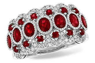 A309-12453: LDS WED RG 1.90 TW RUBY 2.15 TGW