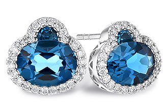 A309-16035: EARR 2.60 TW LONDON BLUE TOPAZ 2.81 TGW