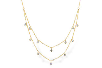 A310-01535: NECKLACE .22 TW (18 INCHES)