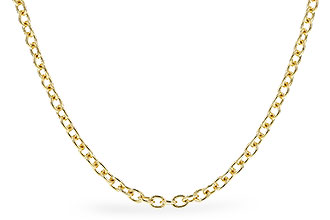 A310-06944: CABLE CHAIN (22IN, 1.3MM, 14KT, LOBSTER CLASP)