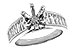 A310-08808: LDS SEMI DIA RG 1.22 TW BAGUETTES