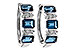 A310-93344: EARRINGS 1.37 TW LONDON BLUE TOPAZ 1.48 TGW