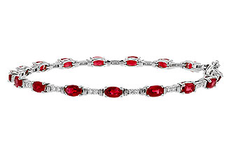 A310-93362: BRACELET 4.65 RUBY 4.97 TGW (7")