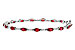 A310-93362: BRACELET 4.65 RUBY 4.97 TGW (7")