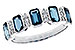 A310-94217: LDS RG 1.46 TW LONDON BLUE TOPAZ 1.58 TGW