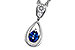 A310-94235: NECKLACE .21 SAPPHIRE .27 TGW (4x3 SAPP)