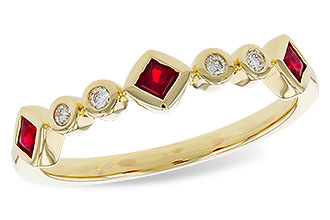 A310-95171: LDS WED RG .22 RUBY .27 TGW