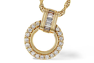 A310-99726: NECKLACE .12 BAG .33 TW