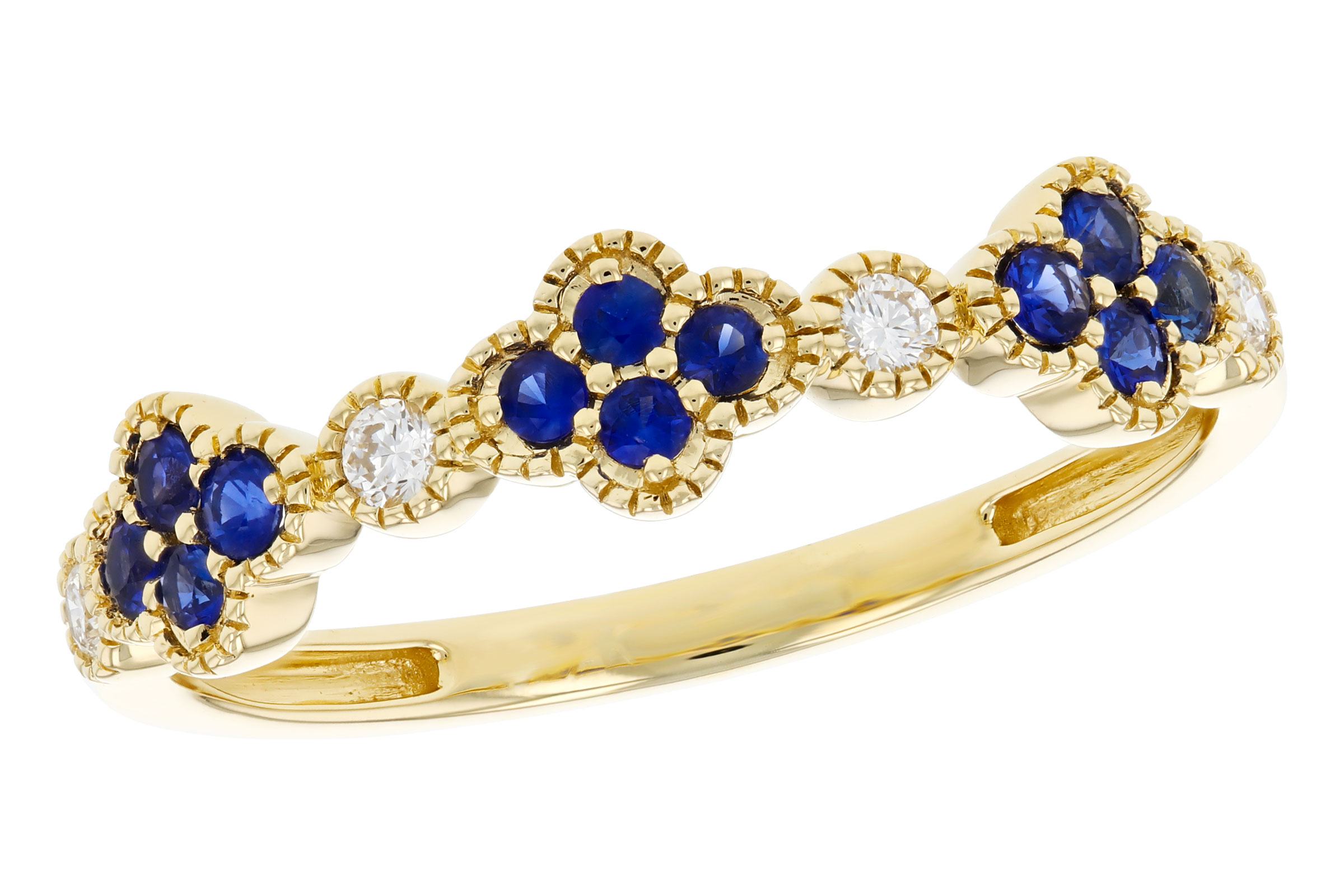 A311-85117: LDS WED RG .23 TW SAPPHIRE .31 TGW