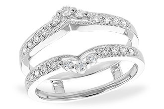 A311-85126: H129-10571 GUARD RG IN PLATINUM .28 TW