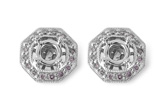 B036-44244: SEMI EARRINGS .20 TW
