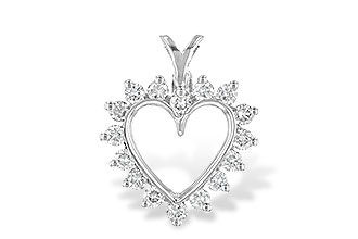 B042-76089: HEART PENDANT .45 TW