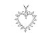 B042-76089: HEART PENDANT .45 TW