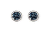 B223-68753: EARR .45 BLUE DIA .70 TW