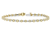 B224-63289: BRACELET 2.22 YELLOW DIA 3.04 TW