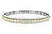 B225-48762: BANGLE 4.20 YELLOW DIAS 5.63 TW