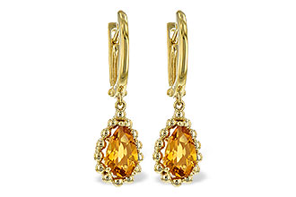 B225-49708: EARR 1.40 CITRINE TW