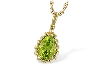 B225-49717: NECKLACE 1.30 CT PERIDOT