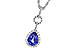 B226-43280: NECK .95 TANZANITE 1.14 TGW