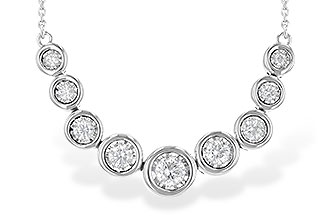 B226-43317: NECKLACE .50 TW