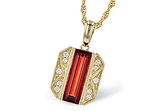 B309-14226: NECK 1.60 GARNET 1.67 TGW