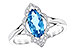 B309-16080: LDS RG 1.26 BLUE TOPAZ 1.37 TGW