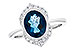 B309-16971: LDS RG 1.86 LONDON BLUE TOPAZ 2.00 TGW