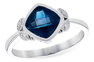 B309-17889: LDS 1.63 LONDON BLUE TOPAZ 1.65 TGW