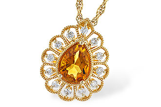 B310-03353: NECKLACE .62 CITRINE .75 TGW (7x5MM CIT)