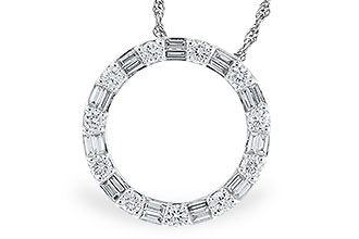 B310-04189: NECKLACE .25 TW BAG .60 TW