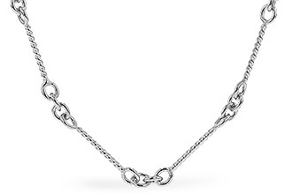 B310-06053: TWIST CHAIN (24", 0.8MM, 14KT, LOBSTER CLASP)