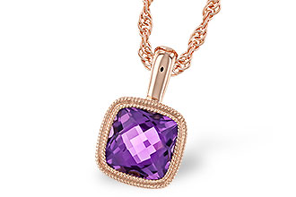 B310-06917: NECKLACE .82 AMETHYST