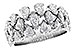 B310-08753: LDS DIA WED RG 1.85 TW FANCY CUT DIAS