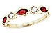 B310-92408: LDS RG .52 TW GARNET .64 TGW