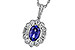 B310-92426: NECKLACE .80 TANZANITE 1.15 TGW (7x5MM OV)