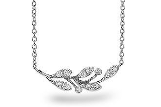 B310-94189: NECKLACE .32 TW (18")
