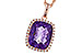B310-94235: NECKLACE 4.57 AMETHYST 4.81 TGW (12x10MM CU)