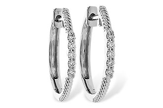 B310-96071: EARRINGS .11 TW