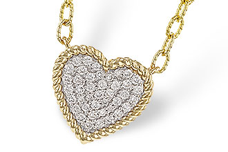 B310-96926: NECKLACE .32 TW (18")