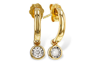 B310-97871: EARRINGS .10 TW