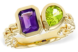 B310-99653: LDS RG 1.28 TW SEMI-PRECIOUS (AMY,PER)