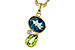 B310-99680: NECKLACE 2.43 SEMI-PREC (PER,LBT) 2.45 TGW