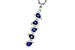B310-99726: NECKLACE .95 TW SAPPHIRE 1.19 TGW